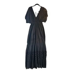 NWT BLE Grecian Dolman Sleeve Dress, Black - One Size